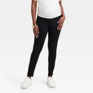 Isabel Maternity by Ingrid & Isabel Skinny Entubado Black Maternity Jean Size 6